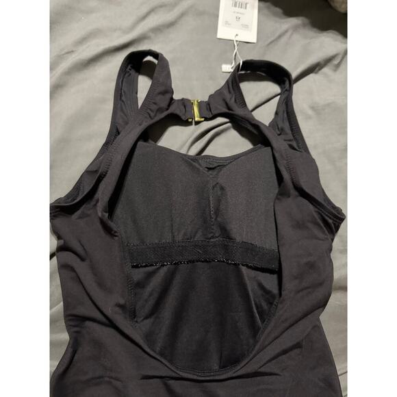 NWT Andie Swim CATALINA 1PC Size XS Black Gold Open Back Coverage Women - Picture 6 of 6
